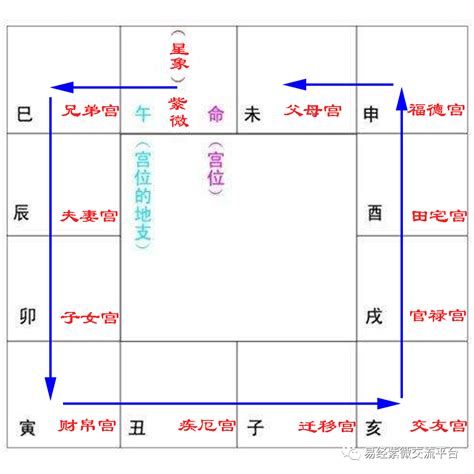 紫微斗數十二宮